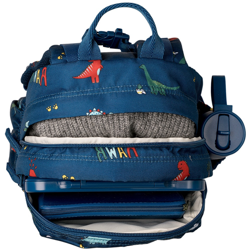 Citron Medium Backpack - Blue Dino