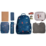 Citron Medium Backpack - Blue Dino