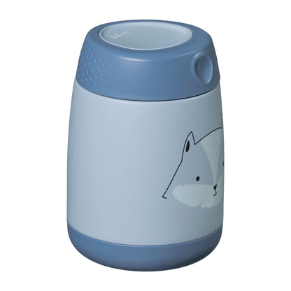 insulated food jar mini - friendly fox