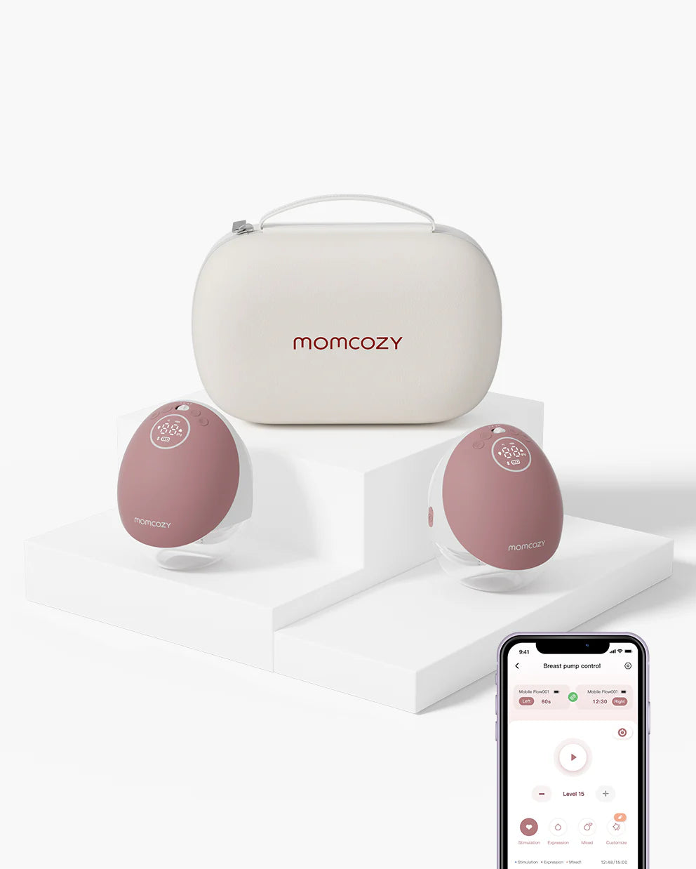 Momcozy-Mobile Flow™ Hands-Free Breast Pump Double | M9