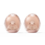 Pair of Momcozy Air 1 Gold wearable breast pumps