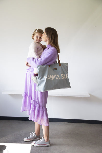 Childhome Family Bag Grey/Off White
