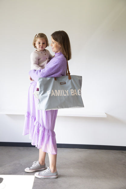 Childhome Family Bag Grey/Off White