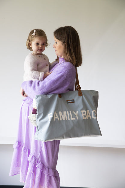 Childhome Family Bag Grey/Off White