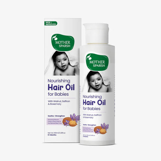 Nourishing Baby Hair Oil - Enriched with Saffron & Almond