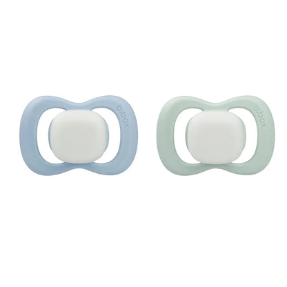 Bbox-Pacifier Glow Latex 1 Twin Pack-Sky/Sage