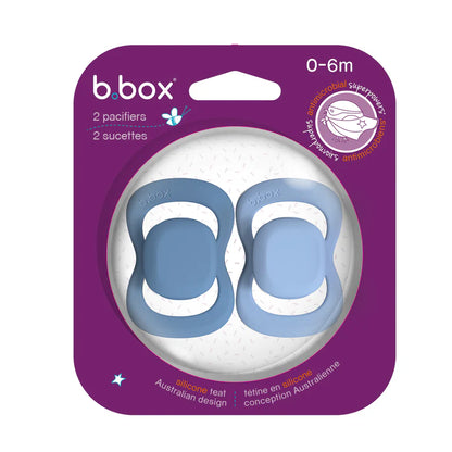 Bbox -Pacifier Silicone 1 Twin Pack -Ocean/Sky