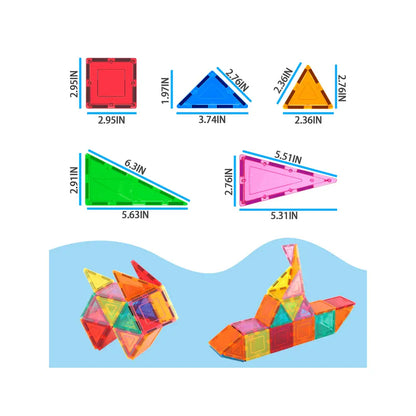 مجموعة مكعبات مغناطيسية ثلاثية الأبعاد 36 قطعة – بيكاسو تايلز