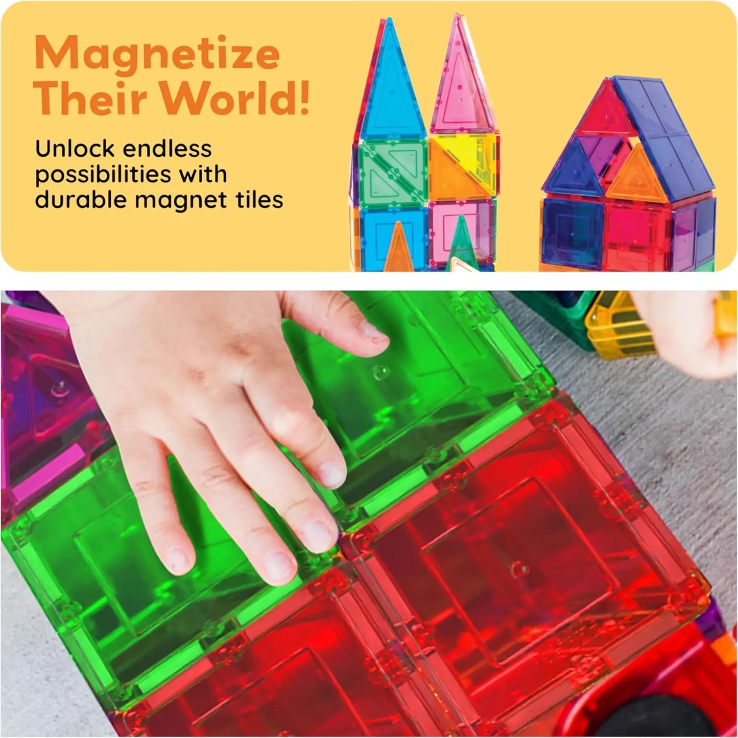 Magnetic Building Tiles 100 pcs – PicassoTiles