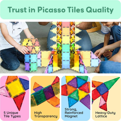 Magnetic Building Tiles 100 pcs – PicassoTiles