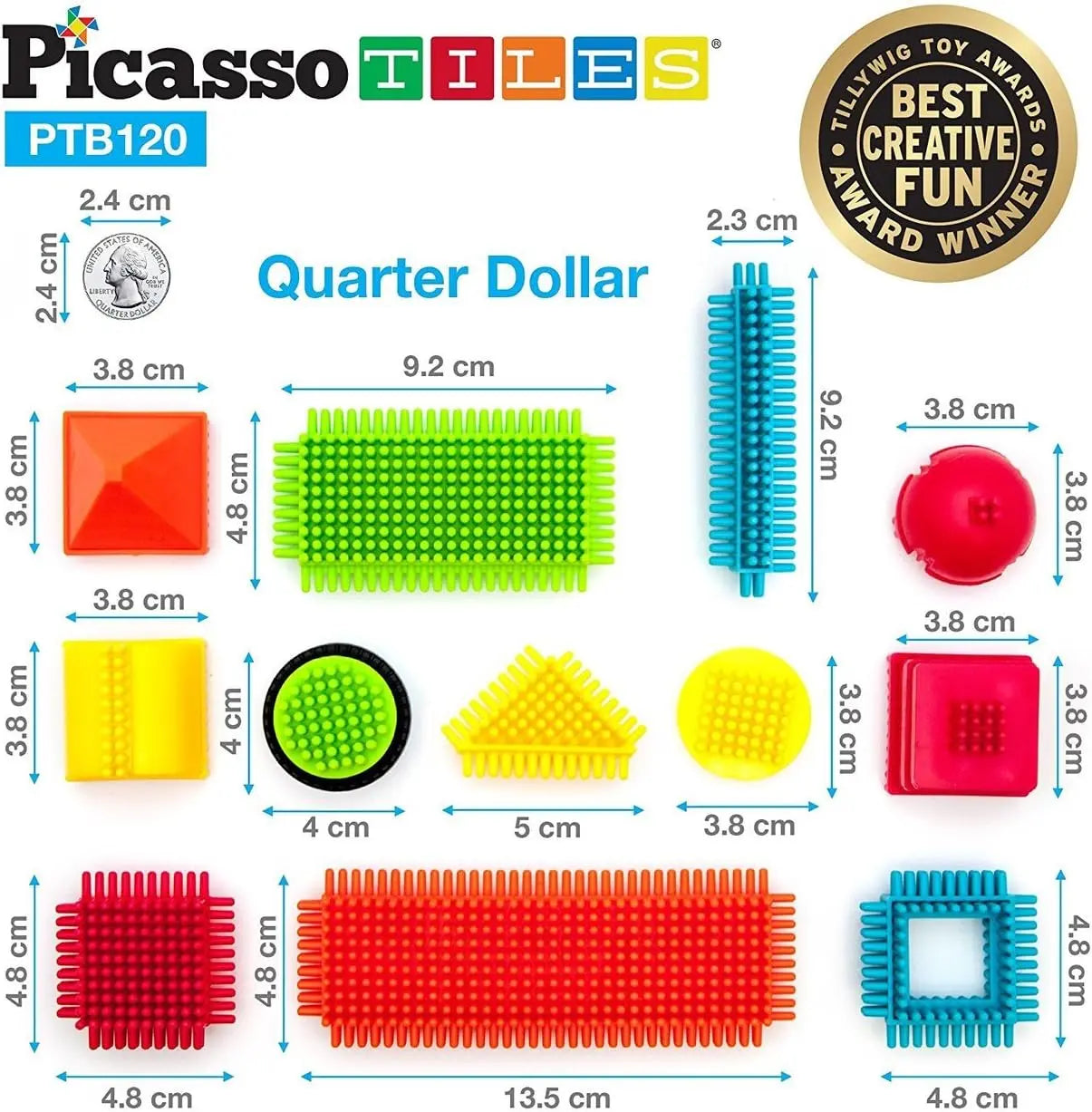 Hedgehog Building Blocks 120 pcs – PicassoTiles