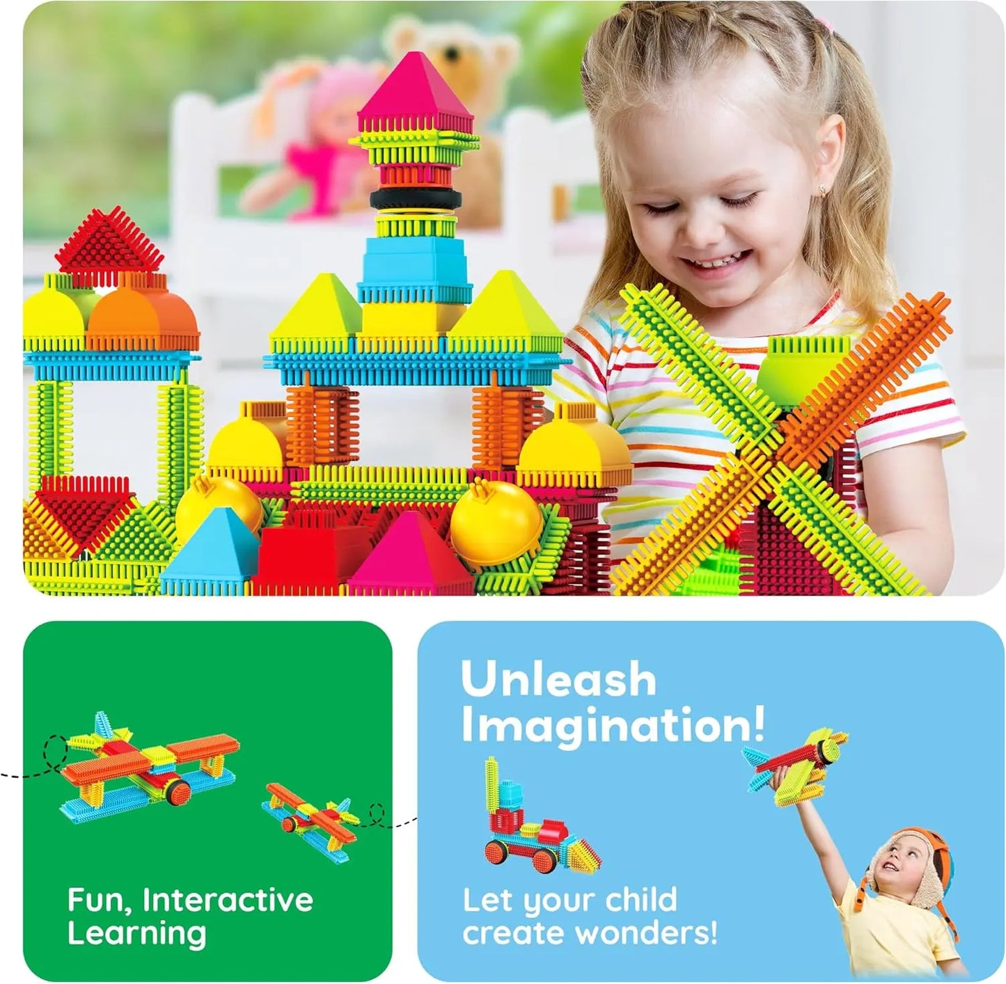 Hedgehog Building Blocks 120 pcs – PicassoTiles