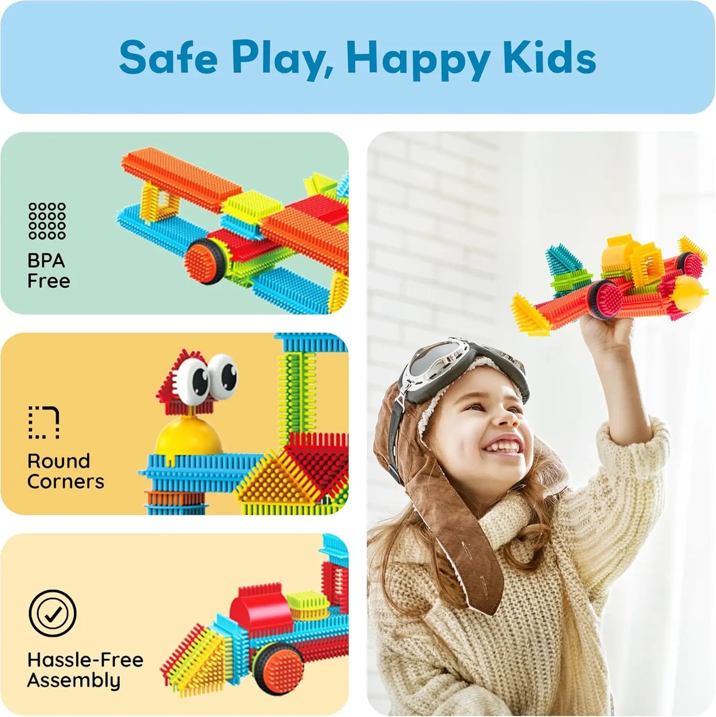 Hedgehog Building Block Set 240 pcs – PicassoTiles