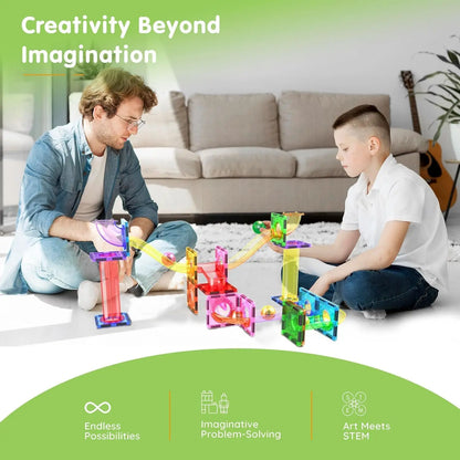 Magnetic Marble Run Set 40 pcs – PicassoTiles