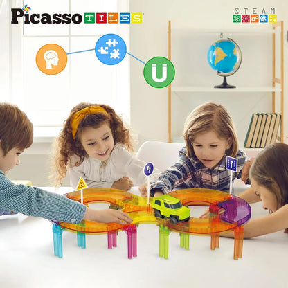 Magnetic Race Track Set 40 pcs – PicassoTiles