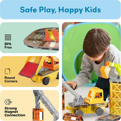 Magnetic Construction Truck Set 50 pcs – PicassoTiles