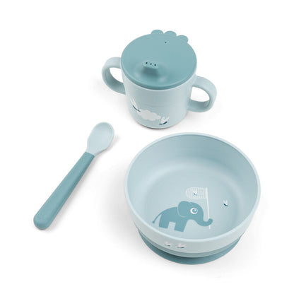 Done by Deer-Foodie first meal set w/suction - Elphee - Blue
