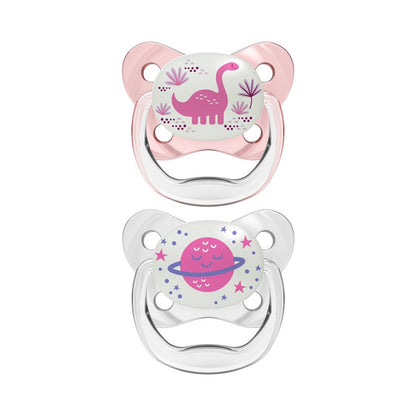 Dr. Brown’s™ PreVent™ Contoured Glow in the-Dark Pacifiers-Stage2-2 Count
