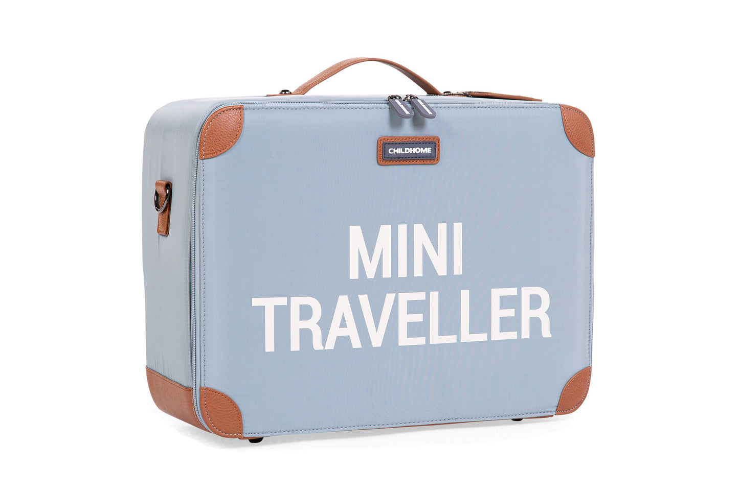 Childhome - Mini Traveller Kids Suitcase - Grey Off White