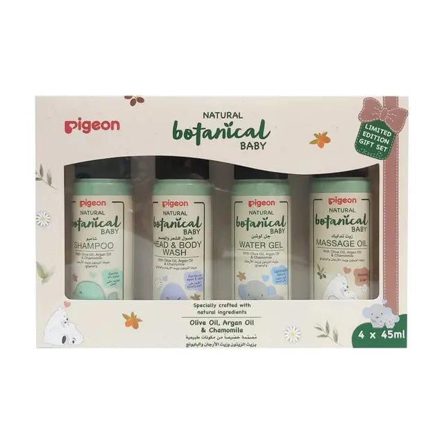 Pigeon Natural Botanical Baby Travel Set – 4 Pieces