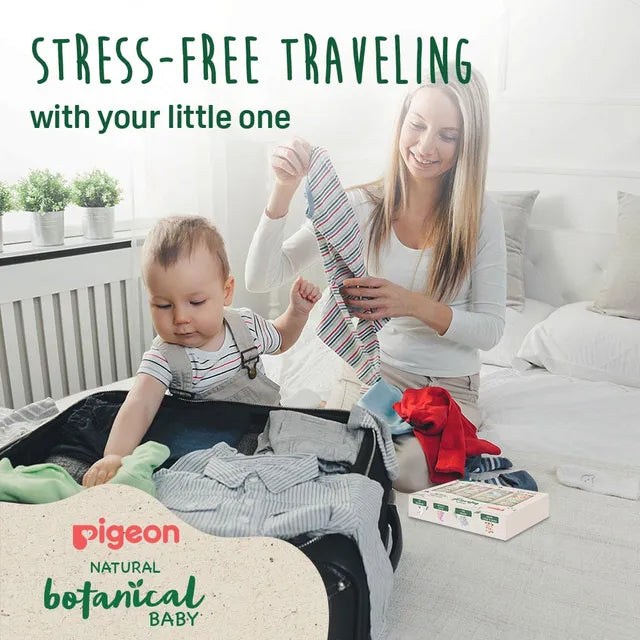 Pigeon Natural Botanical Baby Travel Set – 4 Pieces
