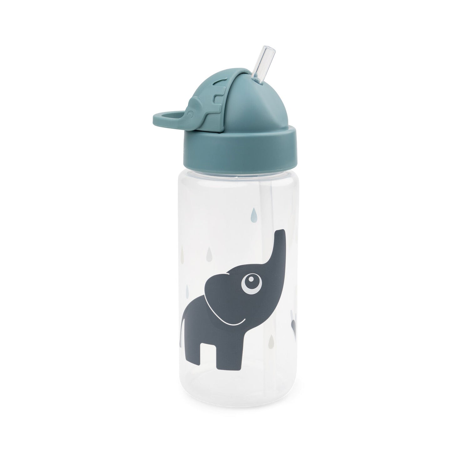 Done by Deer Straw bottle - Elphee - Blue - 350 ml