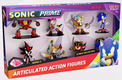 Sonic - Articulated Action Figures Deluxe Box - 8pcs