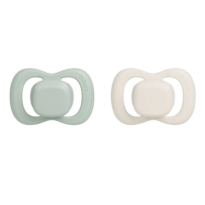 Bbox -Pacifier Silicone 1 Twin Pack -Sage/Vanilla