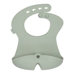 b.box Silicone Travel Bib-sage