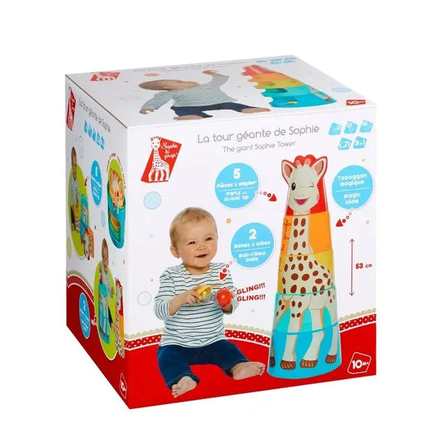 Sophie La Girafe -Fresh Touch The Giant Sophie Tower Stacking Toy