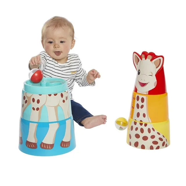 Sophie La Girafe -Fresh Touch The Giant Sophie Tower Stacking Toy