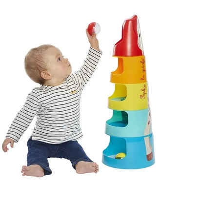 Sophie La Girafe -Fresh Touch The Giant Sophie Tower Stacking Toy
