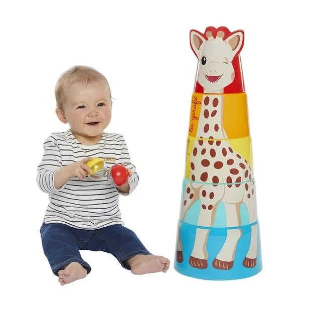 Sophie La Girafe -Fresh Touch The Giant Sophie Tower Stacking Toy