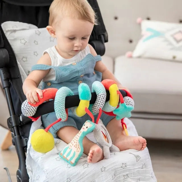 Sophie La Girafe - Fresh Touch Activity Spiral Crib And Stroller Toy
