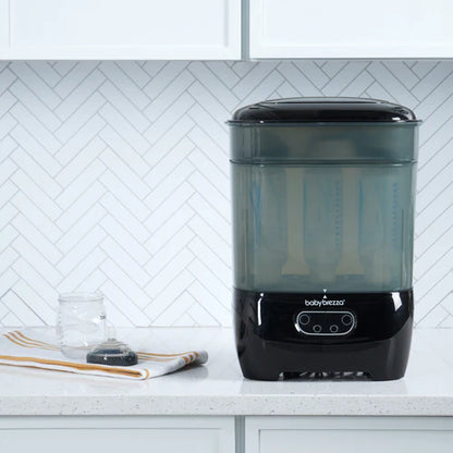 Baby Brezza One Step Baby Bottle Sterilizer and Dryer Advanced-Premium Black