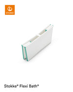 Stokke®-Flexi Bath + Newborn Support Bundle White Aqua