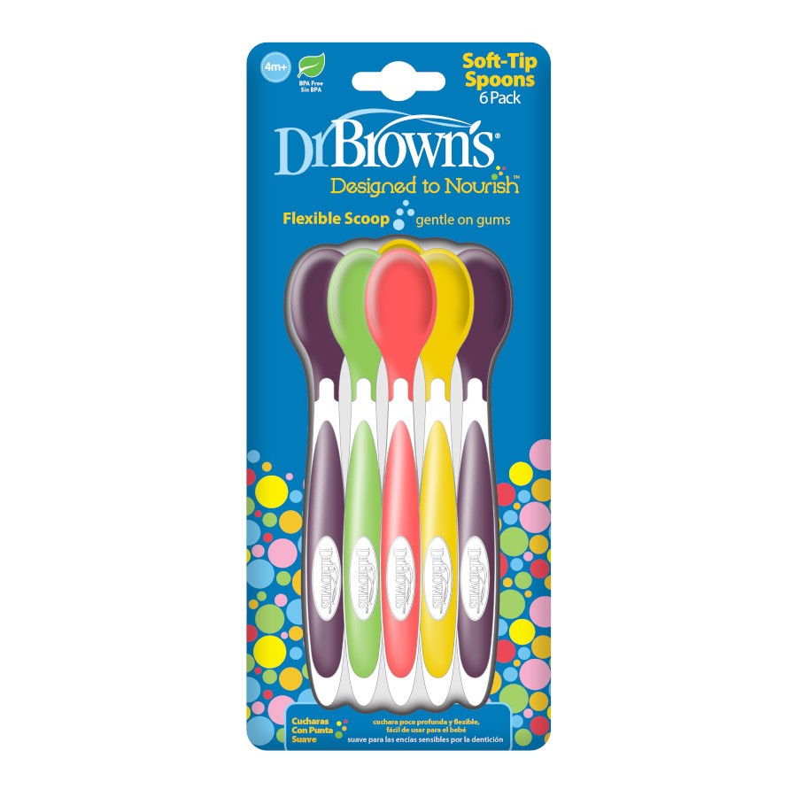 Dr. Browns - Soft-Tip Spoon Pack of 6