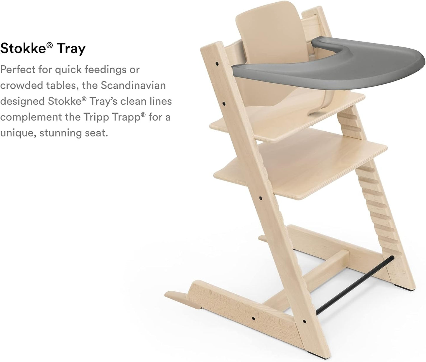 stokke tray grey Stokke Tripp Trapp Tray Storm Grey – Little Wings