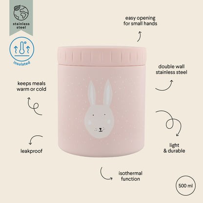 Insulated Food Jar (500ml) - Mrs. Rabbit