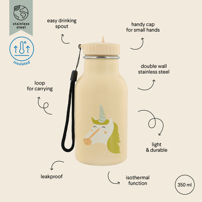 INSULATED Water Bottle (350ml) - Mrs. Unicorn