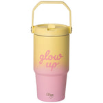 Citron Insulated Tumbler with Handle 600ml – Pink Yellow Glowup