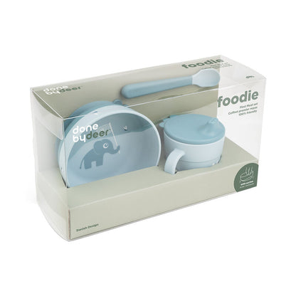 Done by Deer-Foodie first meal set w/suction - Elphee - Blue