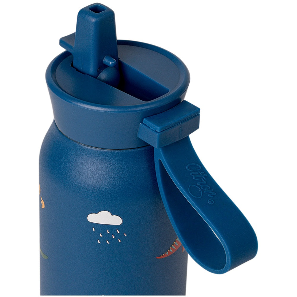 Citron Stainless Steel Water Bottle 350ml - Dino