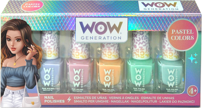 Nail Polish Pack of 5 Bottles-WOW Generation