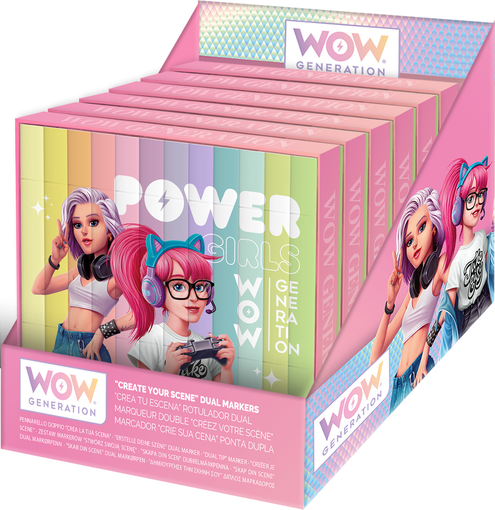 Double Ended Squared Markers-Wow Generation