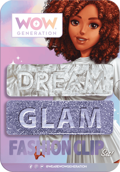 Hair Clips with Message-WOW Generation