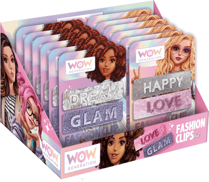 Hair Clips with Message-WOW Generation