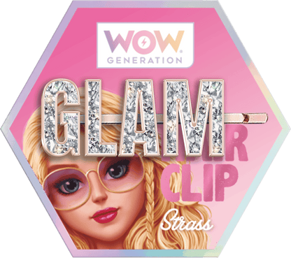 Glitter Hair Pins with Message-Wow Generation