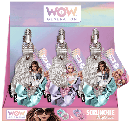 2 in 1 Scrunchie & Keychain-Wow Generation