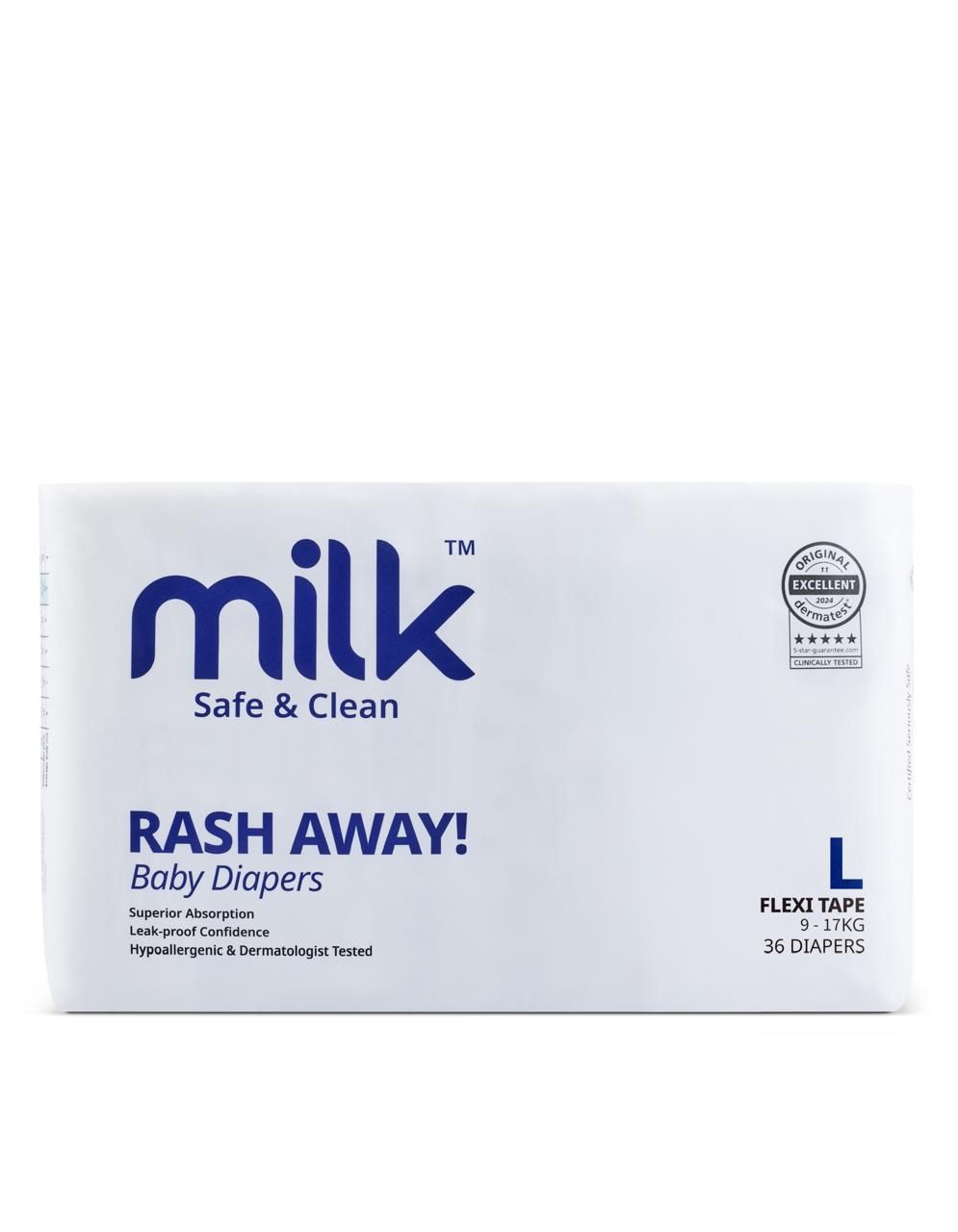 حفاضات ميلك بيبي (العادي)-المقاس 9-17 كيلو